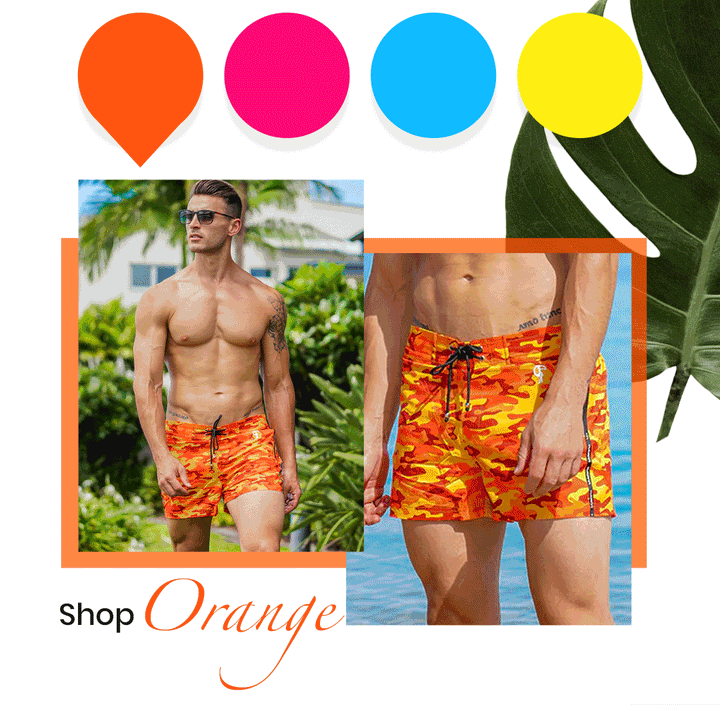Colorful Swim Trunks for the Summer