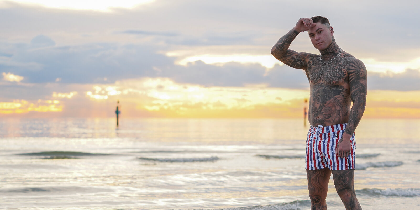 USA LIMITED EDITION SWIM TRUNKS Tucann America