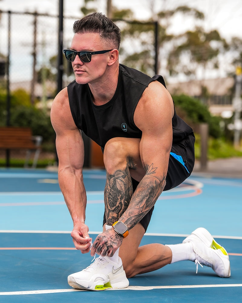 Active Sleeveless - Splatter - Blue 5