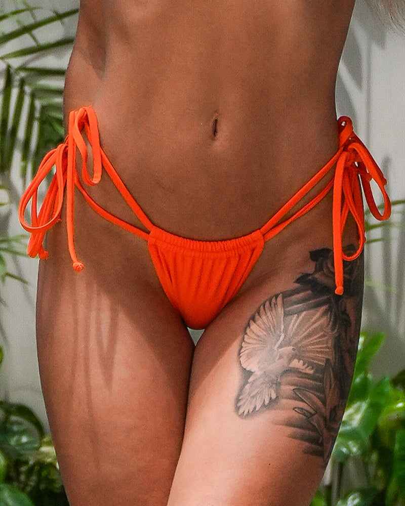 Bikini Bottom - Fluro Orange Bikini Tucann
