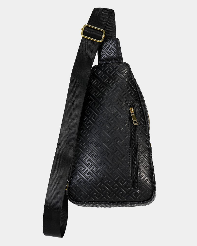 Black Leather Messenger Bag Bag Tucann