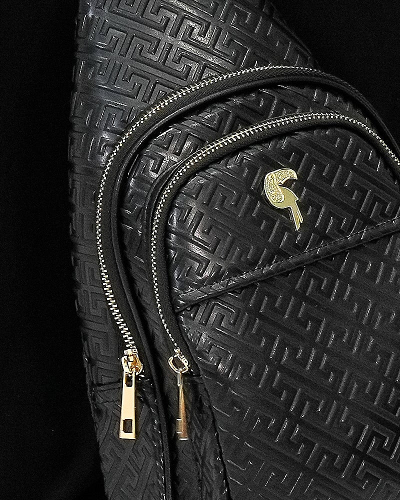 Black Leather Messenger Bag Bag Tucann