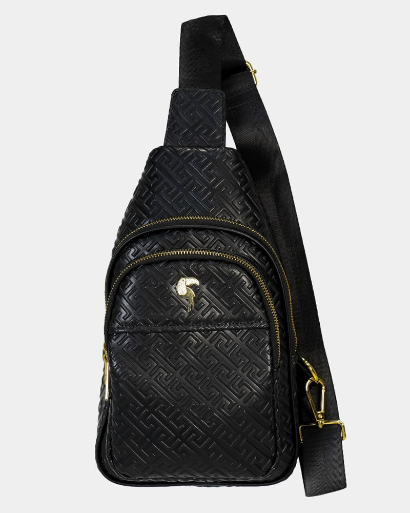 Black Leather Messenger Bag Bag Tucann