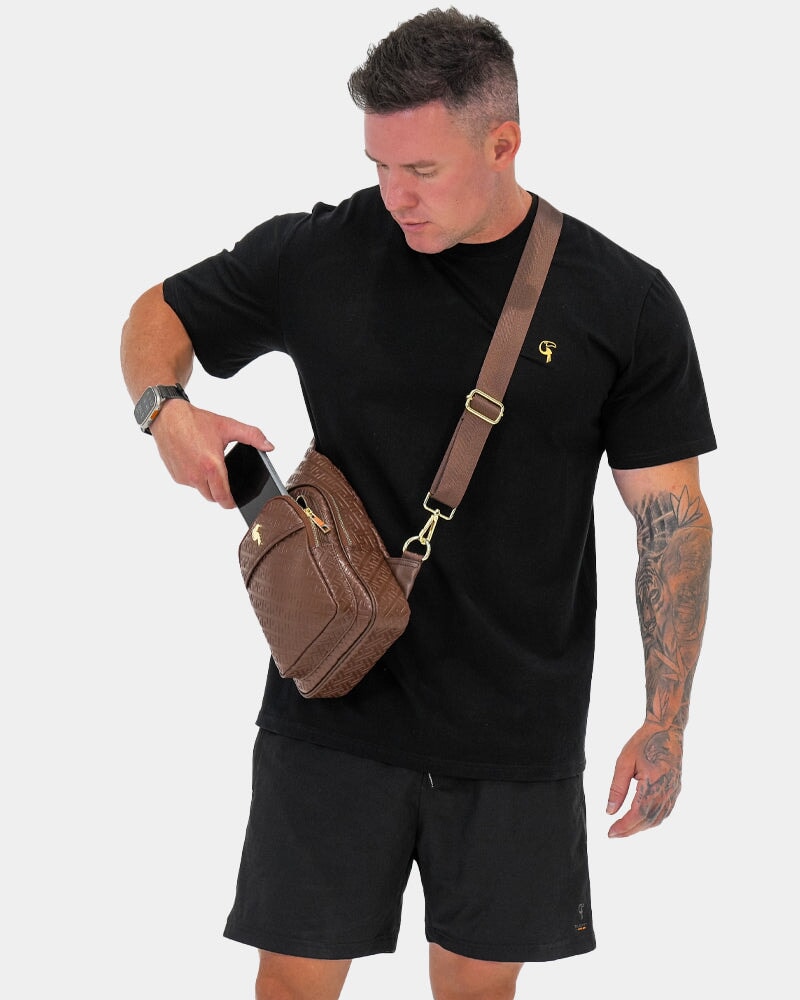 Brown Leather Messenger Bag Bag Tucann