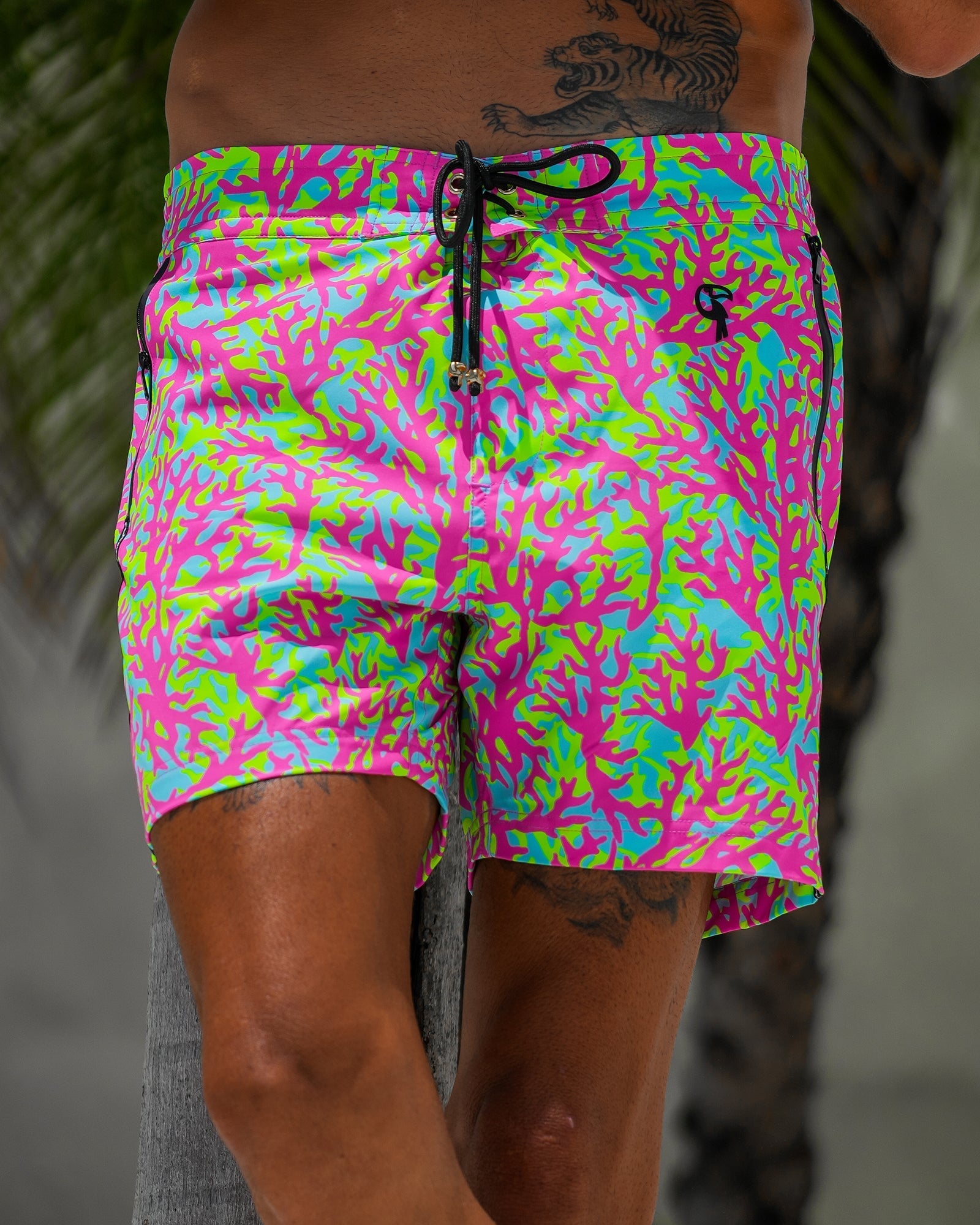 Candy Coral 5" Swim Trunks Tucann