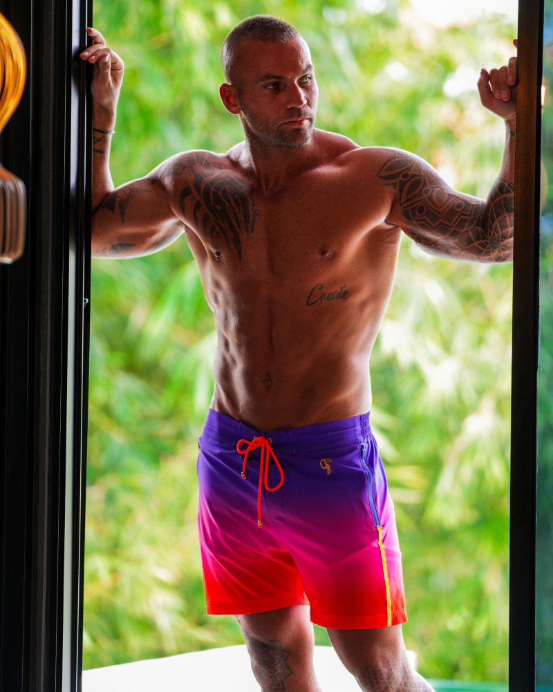 Faded Crimson v2 - 5" Swim Trunks Tucann America