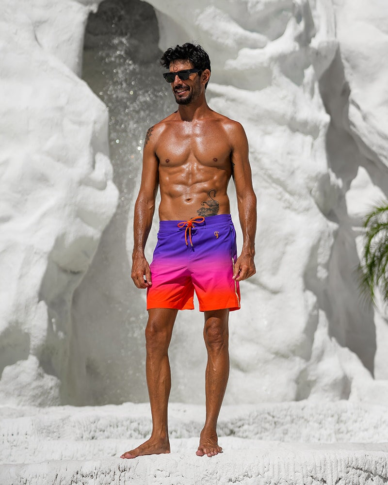 Faded Crimson v2 - 7" Shorts / Board shorts Tucann