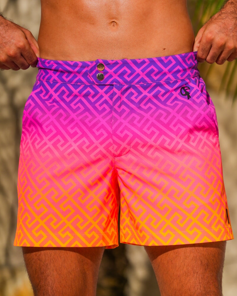 Faded Luxe - Purple Swim Trunks Tucann
