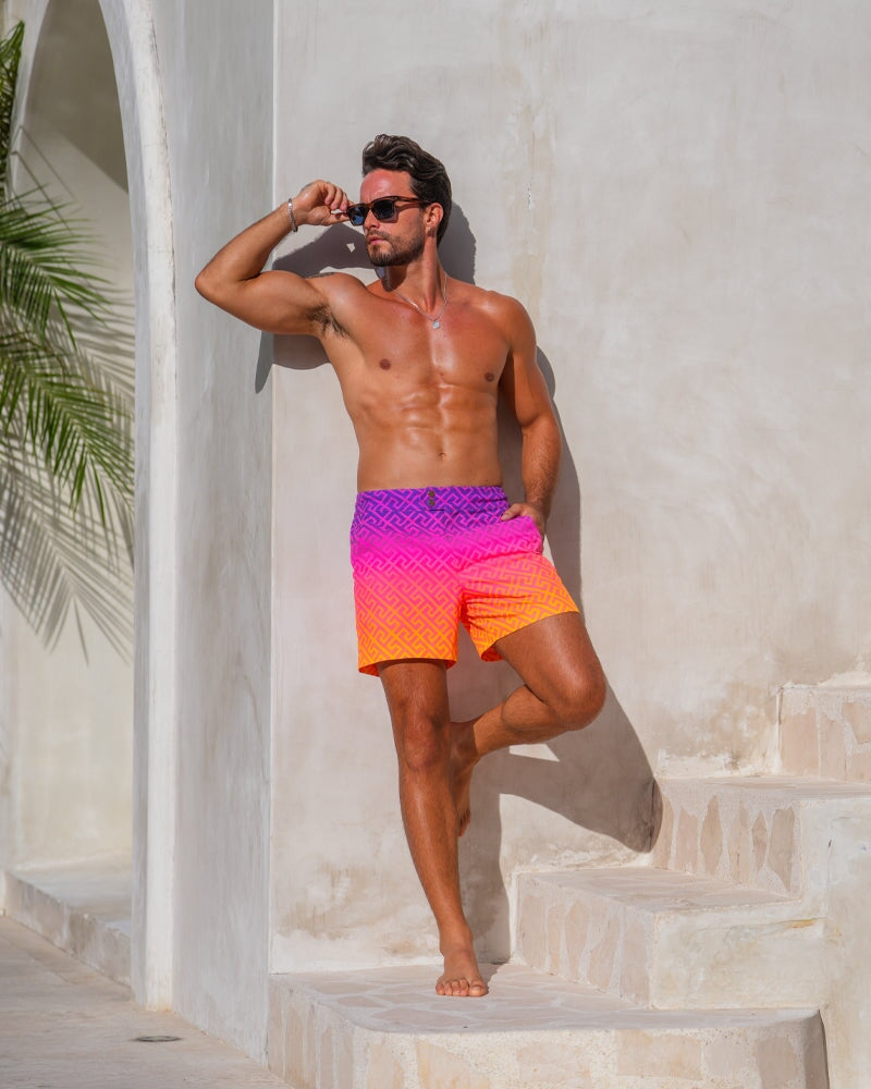 Faded Luxe - Purple Swim Trunks Tucann