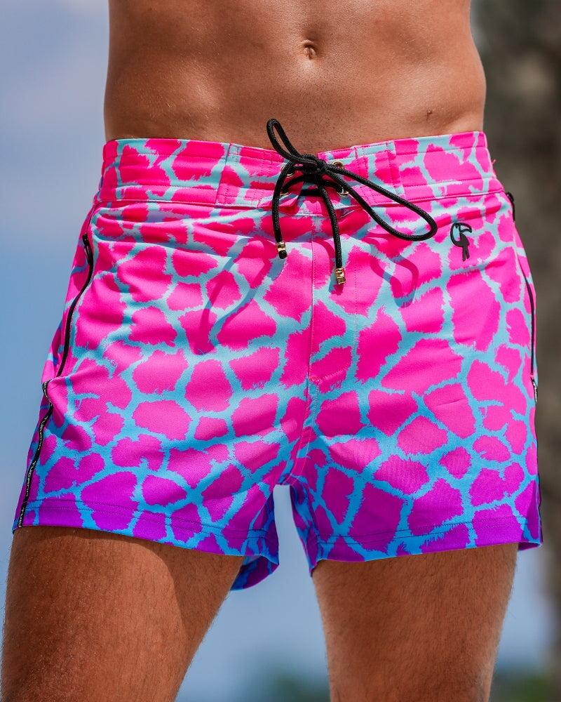 Faded Mirage - Amethyst - 3" Shorts / Board shorts Tucann