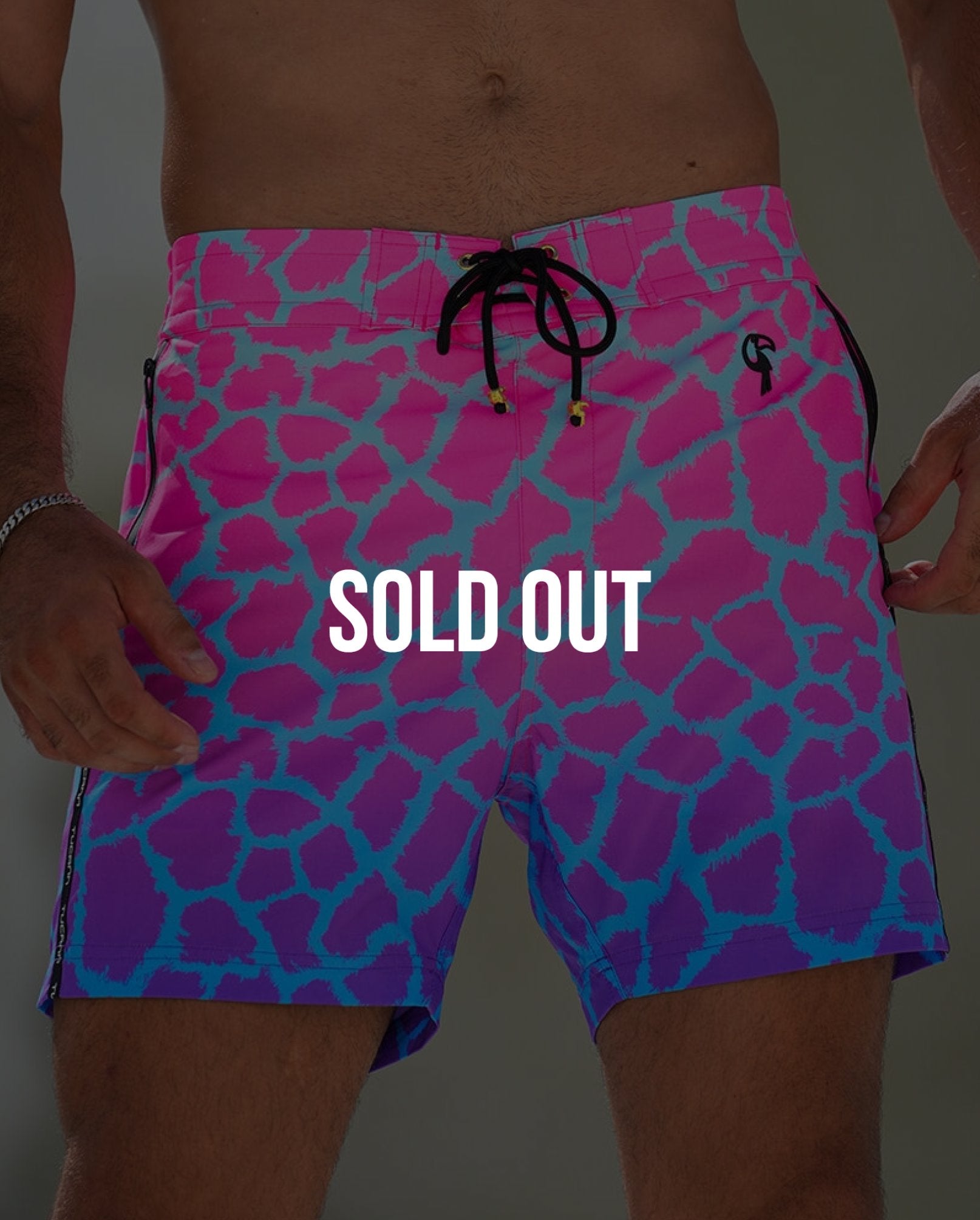 Faded Mirage Amethyst - 5" Swim Trunks Tucann