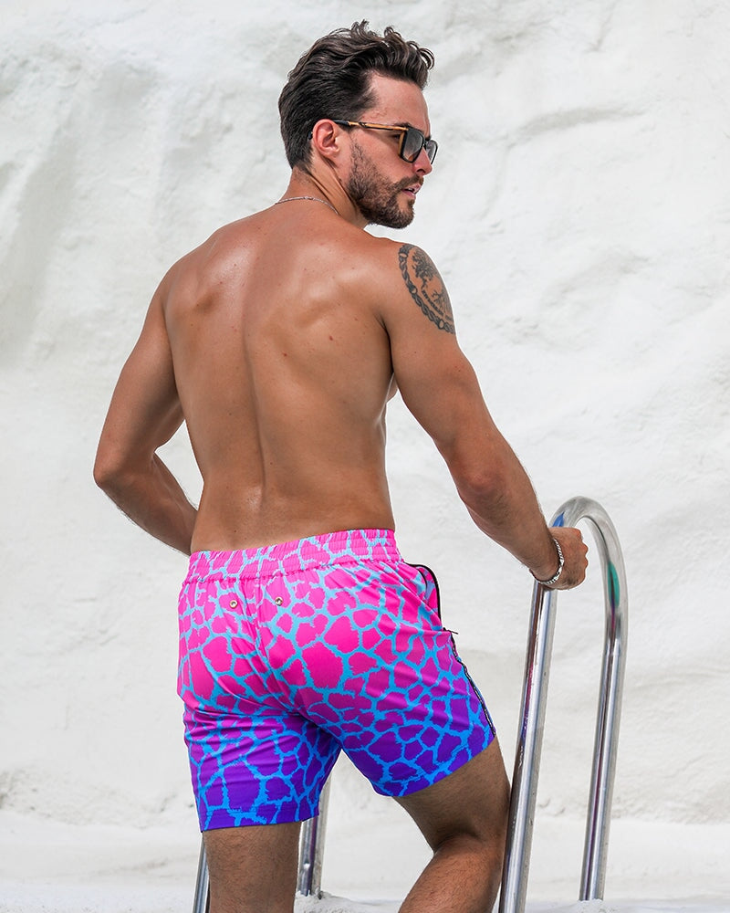 Faded Mirage - Amethyst Swim Trunks Tucann