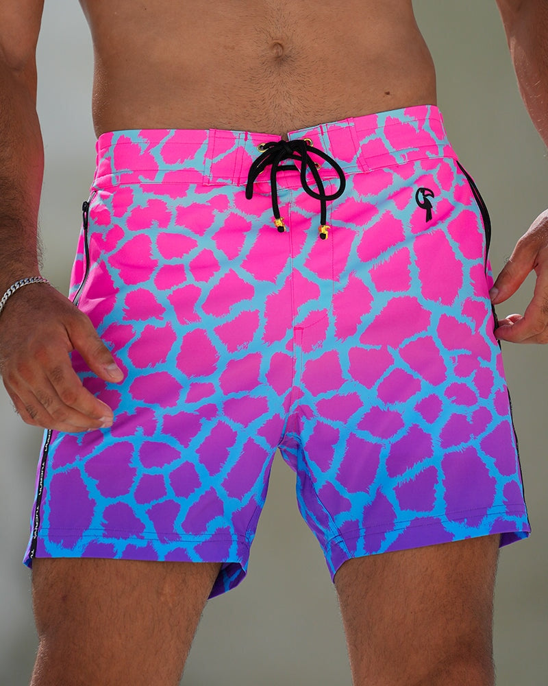 Faded Mirage - Amethyst Swim Trunks Tucann