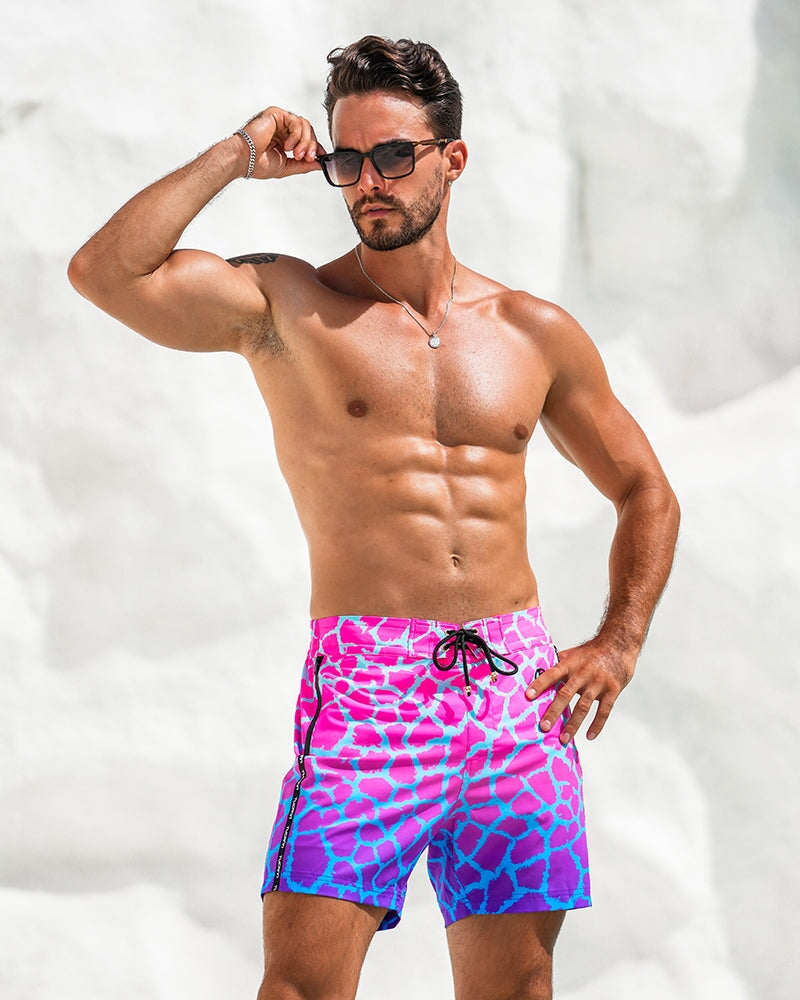 Faded Mirage - Amethyst Swim Trunks Tucann