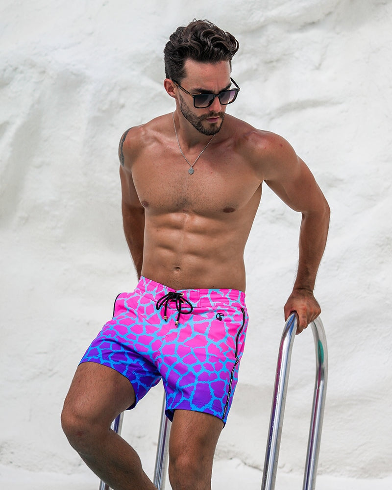 Faded Mirage - Amethyst Swim Trunks Tucann