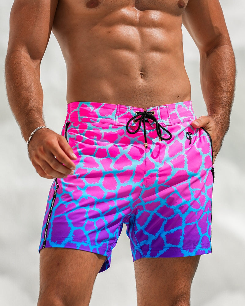 Faded Mirage - Amethyst Swim Trunks Tucann