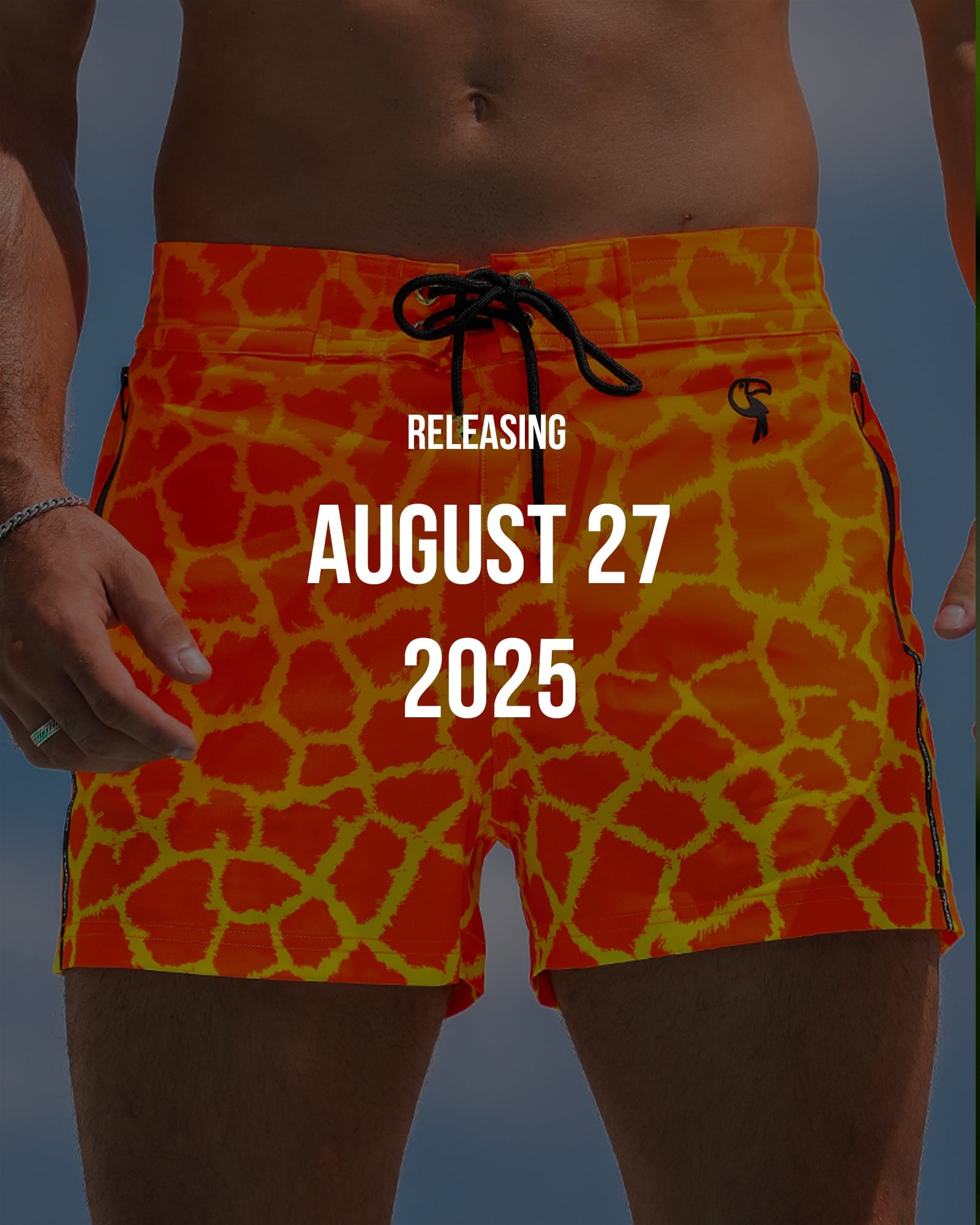 Faded Mirage - Fire - 3'' Shorts / Board shorts Tucann