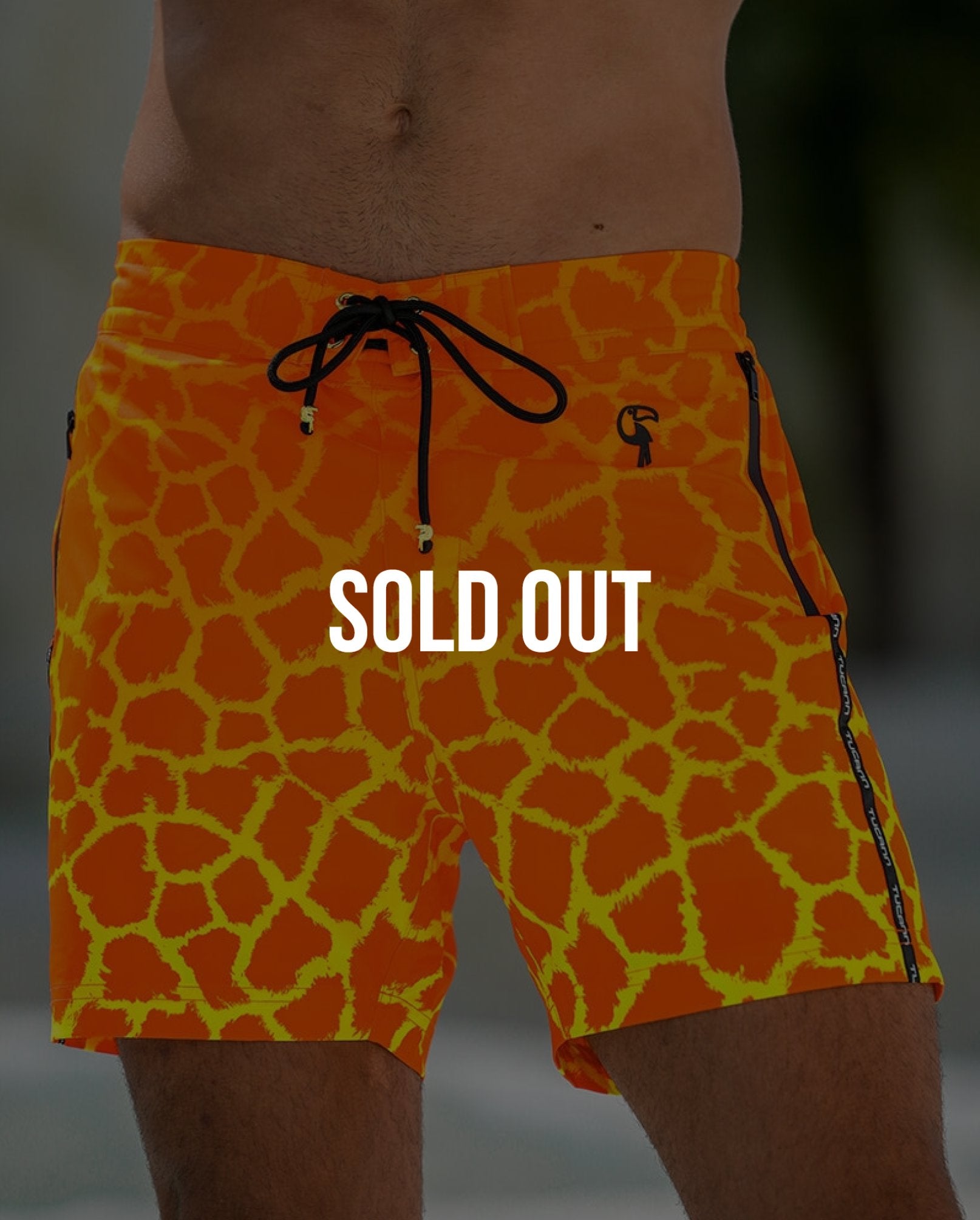 Faded Mirage Fire - 5" Swim Trunks Tucann