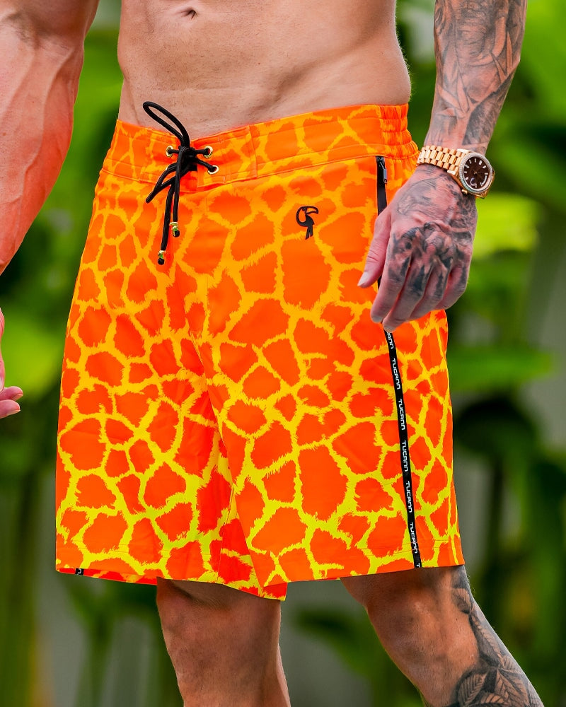 Faded Mirage - Fire - 7'' Shorts / Board shorts Tucann