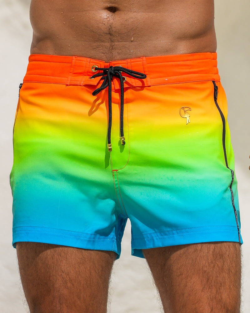 Faded Sunburst 3" Swim Trunks Tucann