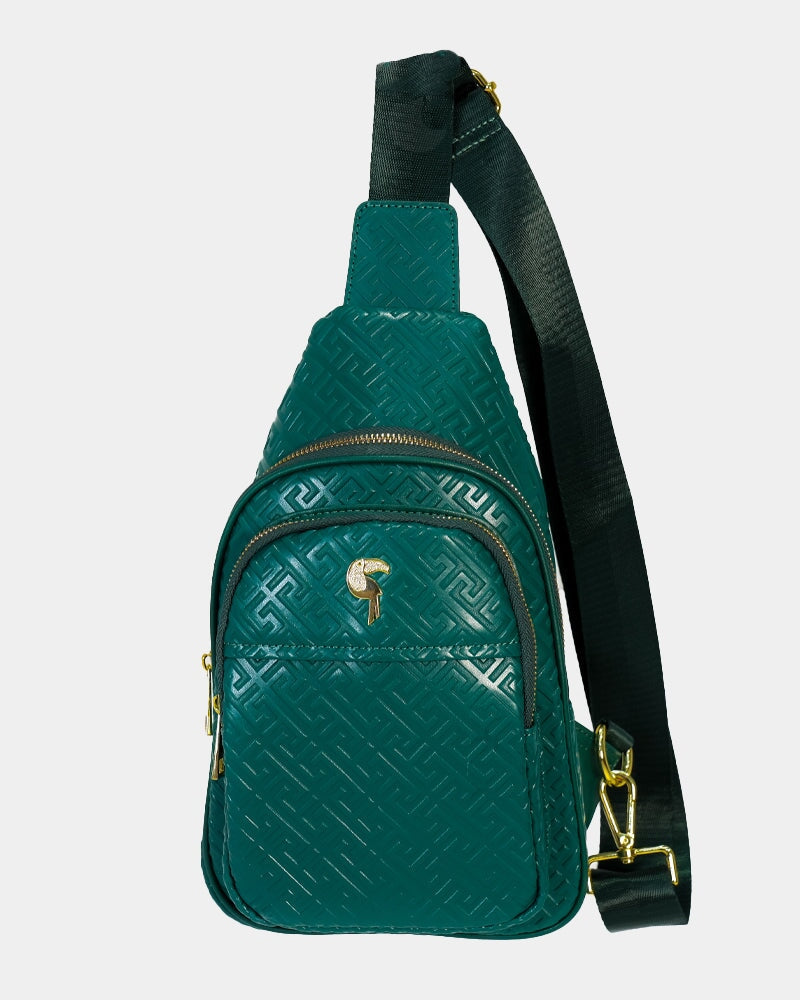 Green Leather Messenger Bag Bag Tucann