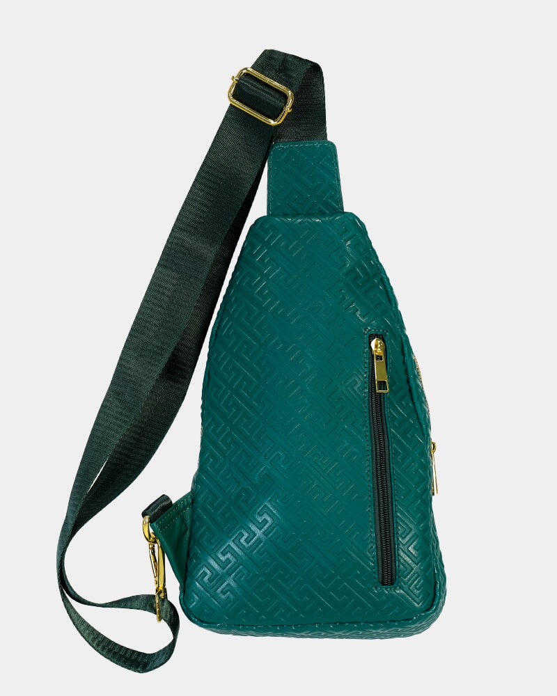 Green Leather Messenger Bag Bag Tucann