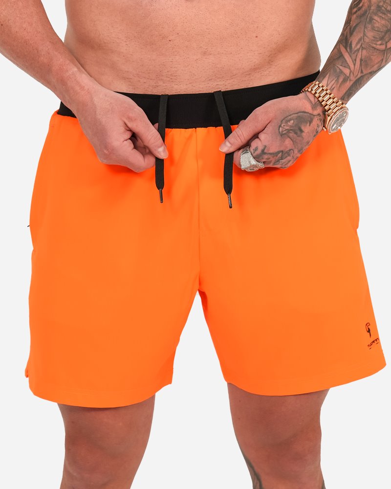 Hybrid Active Shorts - Orange Shorts / Board shorts Tucann