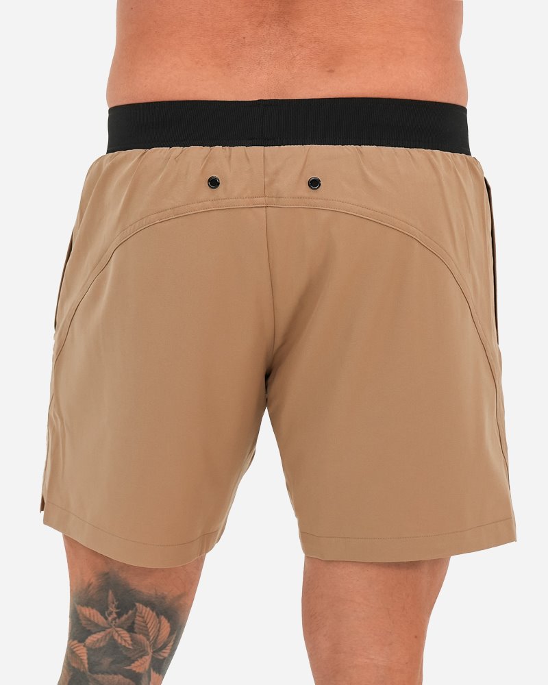 Hybrid Active Shorts - Tan Shorts / Board shorts Tucann