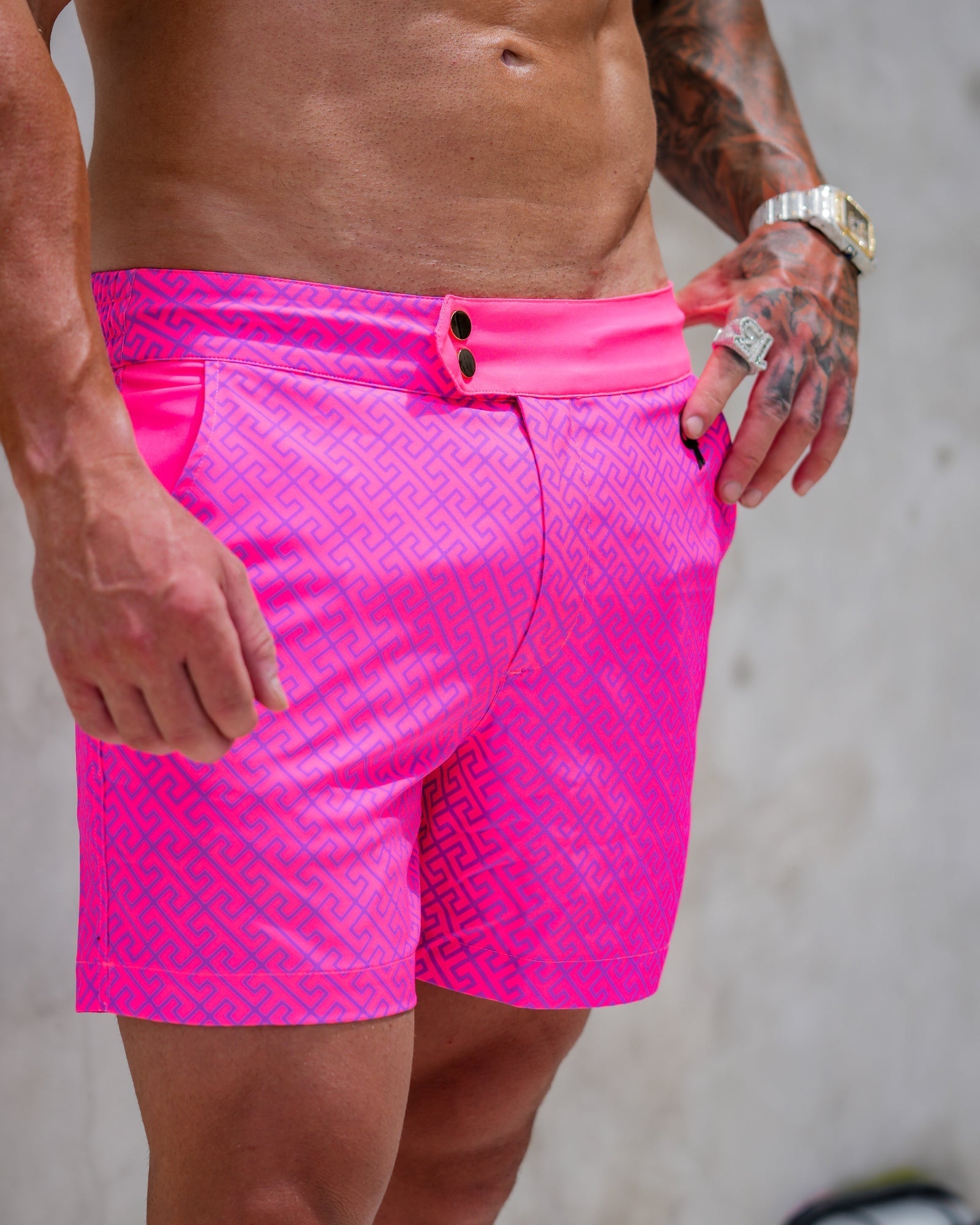 Luxe Magenta - 5" Shorts / Board shorts Tucann