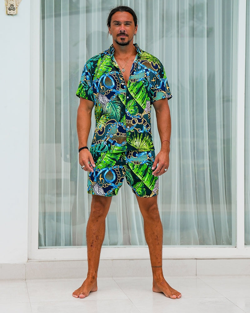 Luxe Set - Emerald Jungle-Shirt SHIRT Tucann
