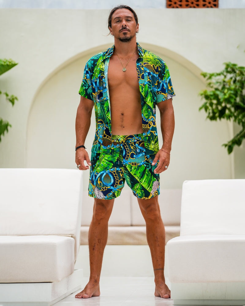 Luxe Set - Emerald Jungle-Shirt SHIRT Tucann