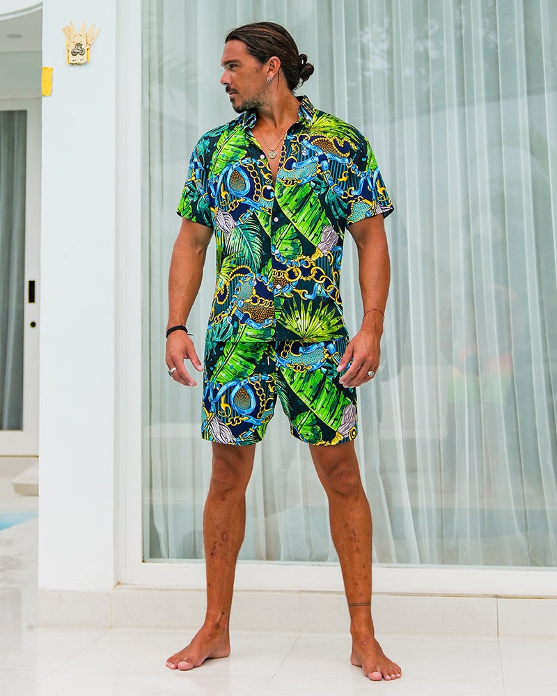 Luxe Set - Emerald Jungle-Shirt SHIRT Tucann