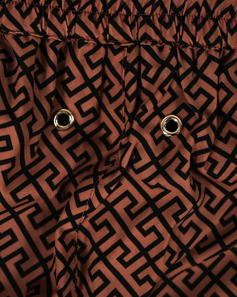 Luxe Swim Trunks - Chocolate Swim Trunks Tucann