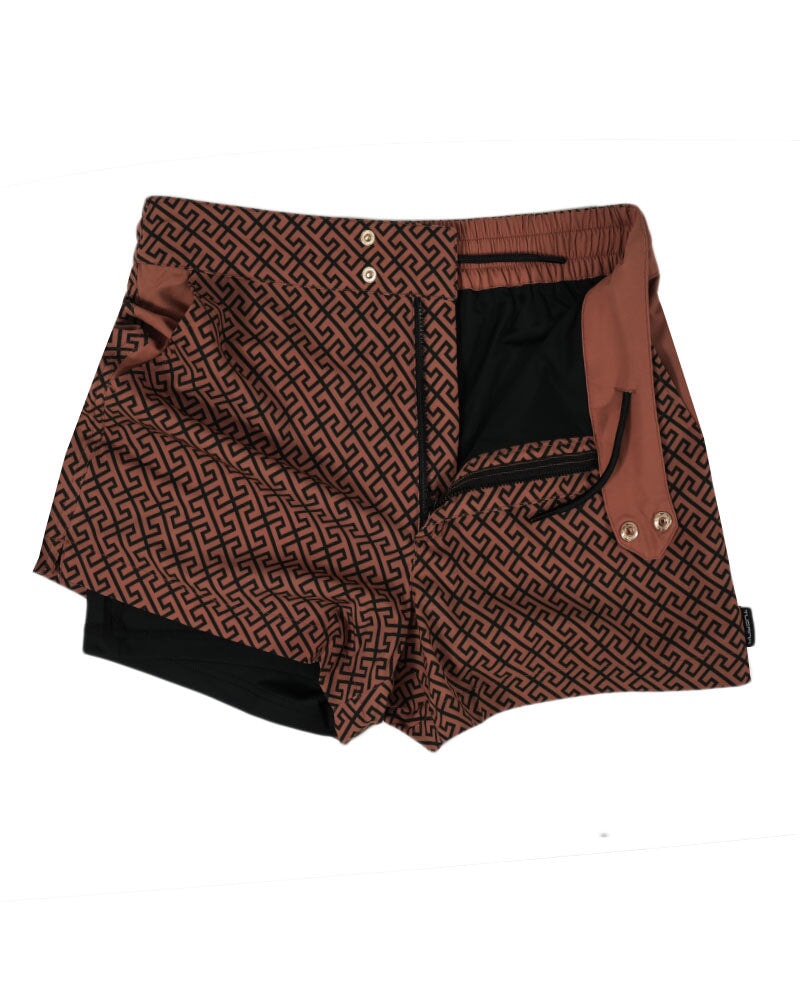 Luxe Swim Trunks - Chocolate Swim Trunks Tucann