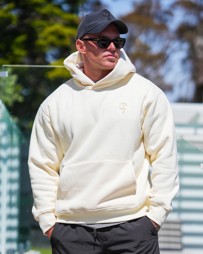 Luxe500 Hoodie - Apricot Cream - Pullover HOODIES Tucann