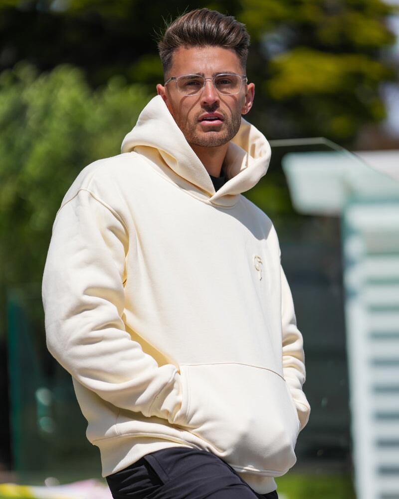Luxe500 Hoodie - Apricot Cream - Pullover HOODIES Tucann