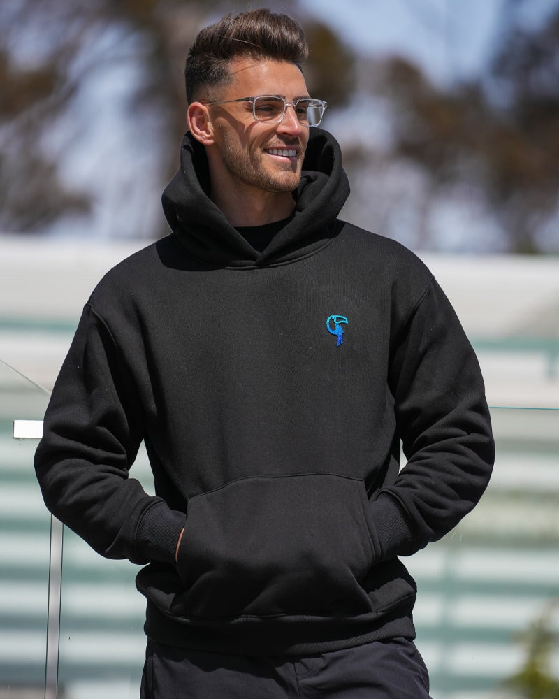 Luxe500 Hoodie - Black - Pullover HOODIES Tucann