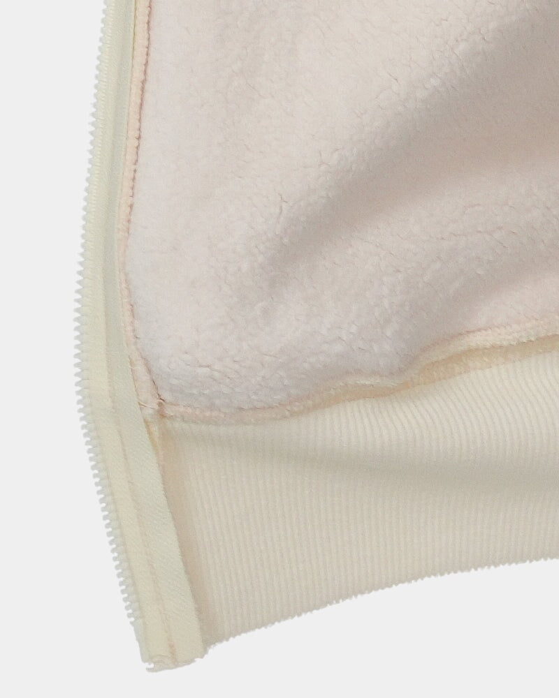 Luxe500 Zip Hoodie - Apricot Cream HOODIES Tucann