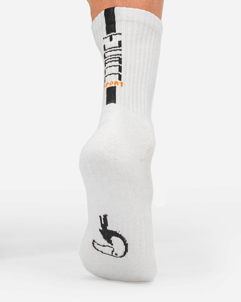 Mid-Rise Socks - White Tucann America