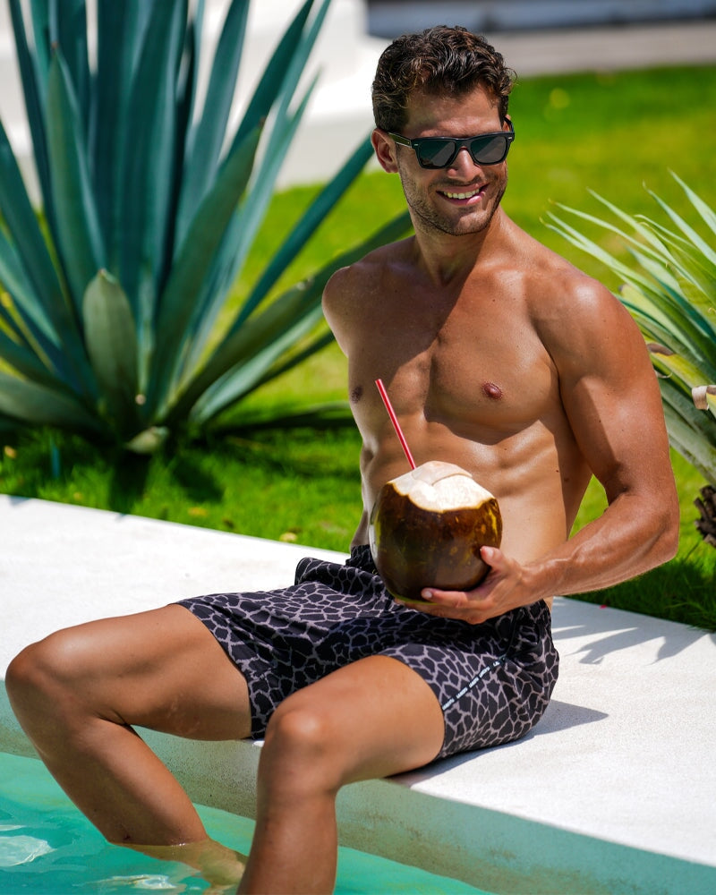 Mirage - Black - 5" Swim Trunks Tucann