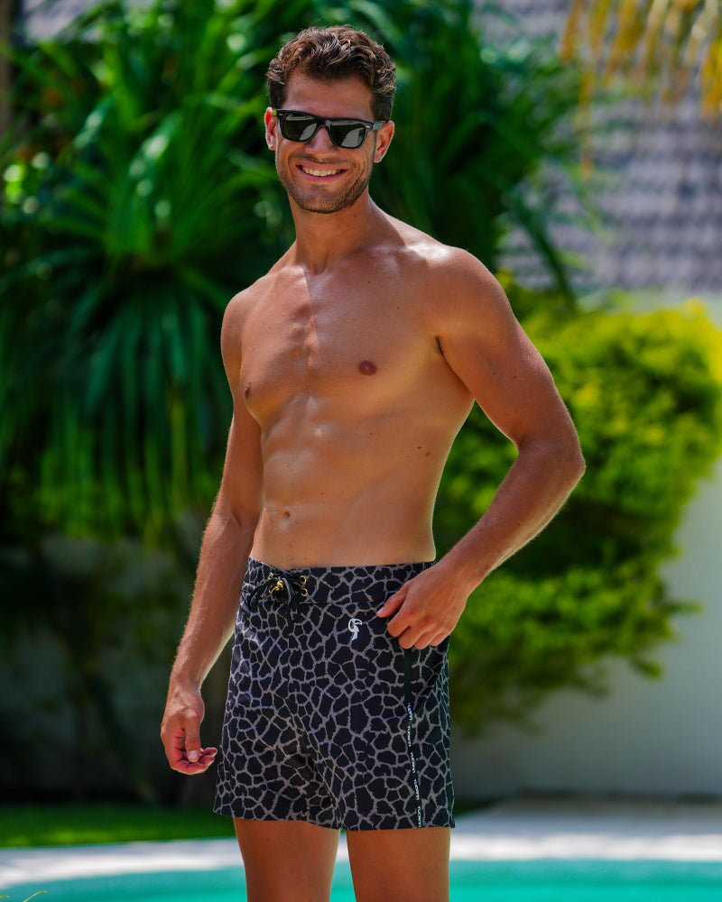 Mirage - Black - 5" Swim Trunks Tucann