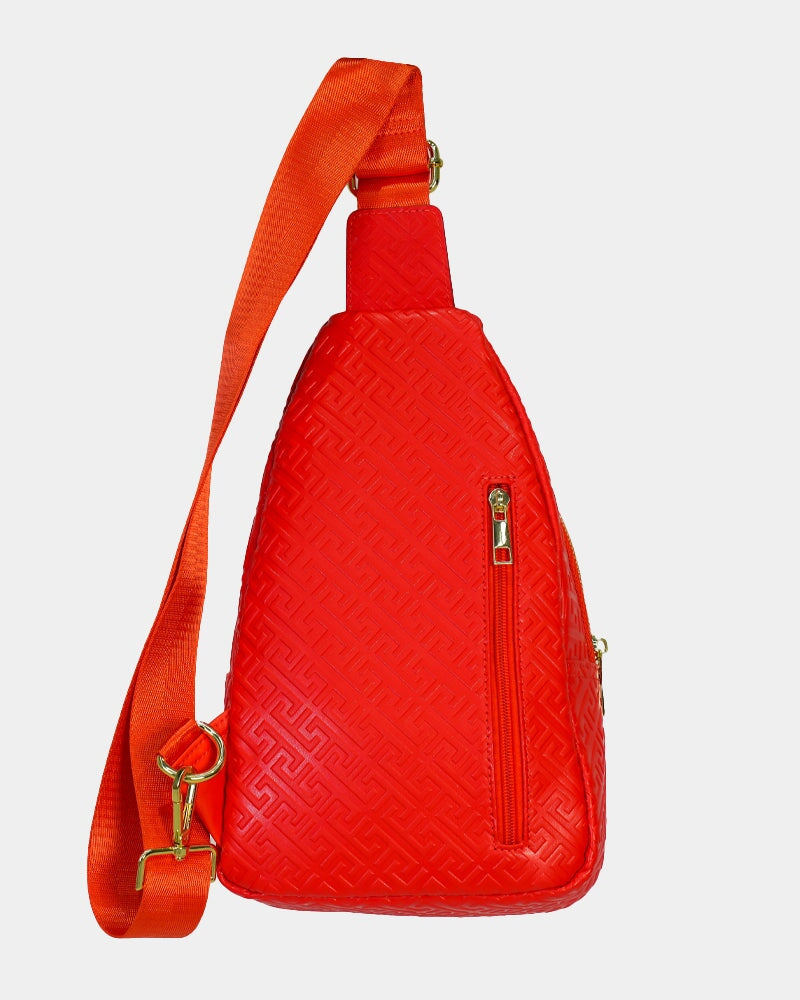Red Leather Messenger Bag Bag Tucann