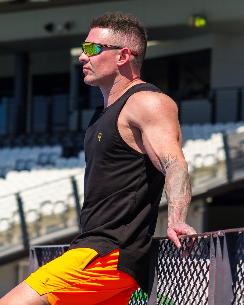 Sport Singlet - Black SHIRT Tucann