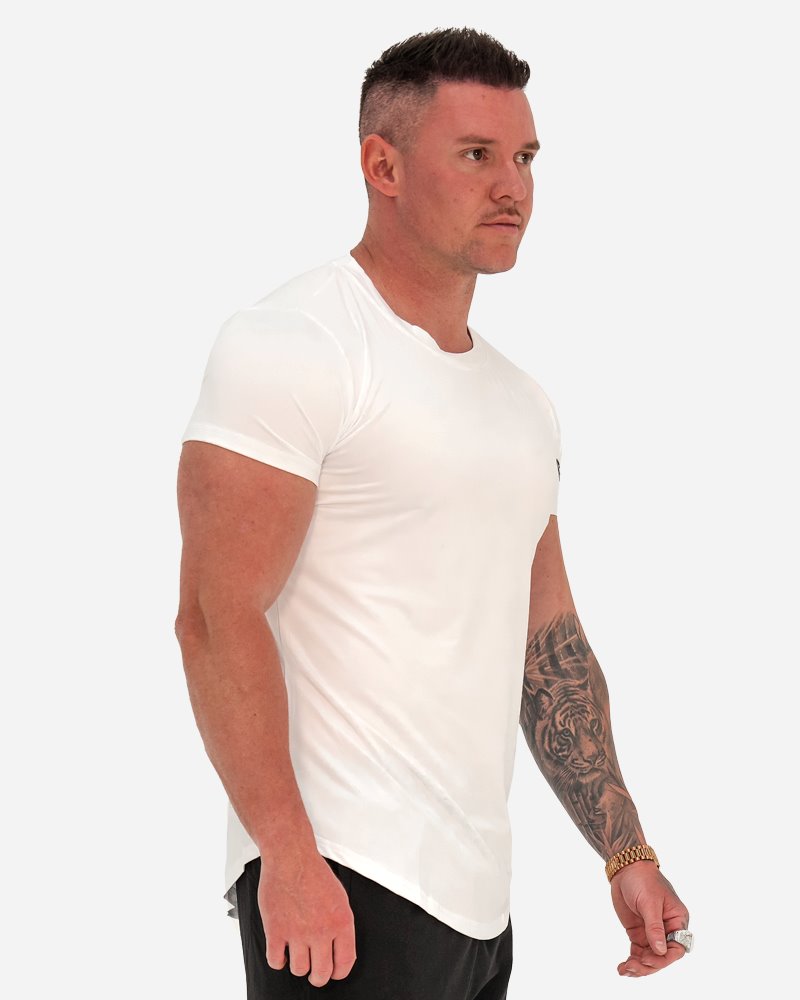 TUCANN ACTIVE TEE - WHITE SHIRT Tucann