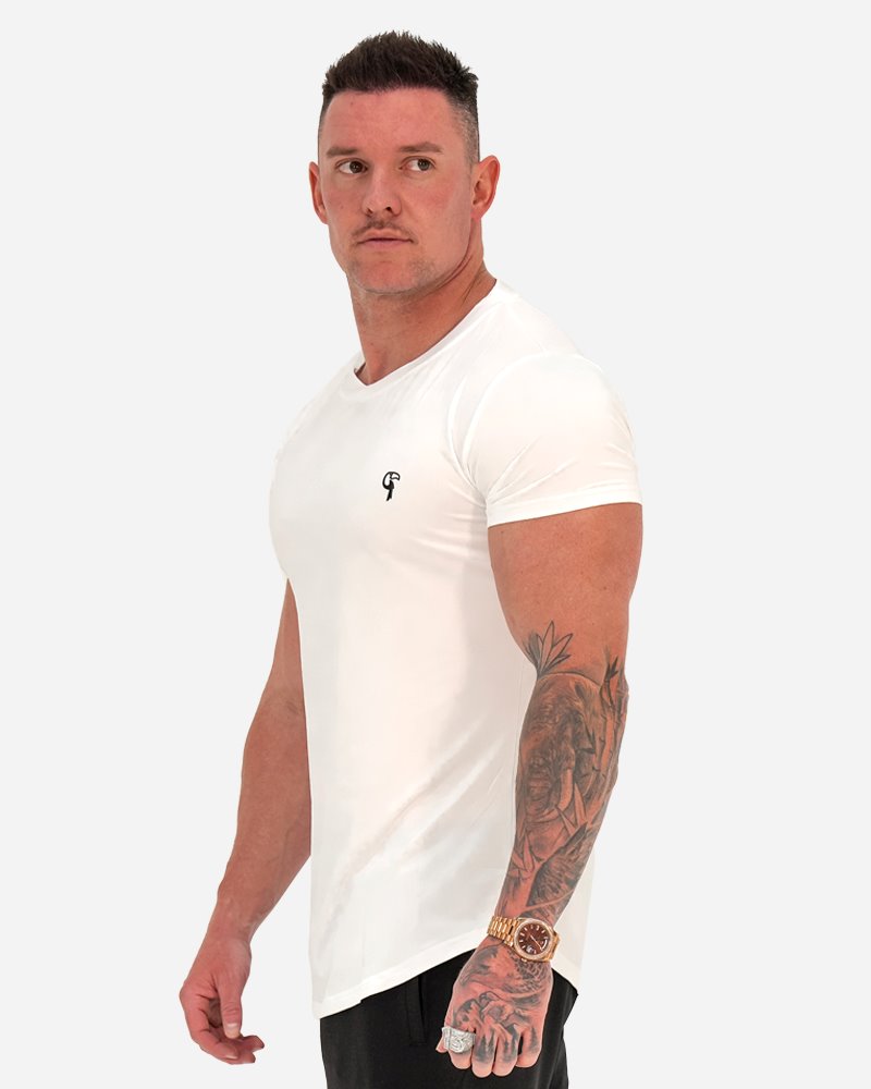 TUCANN ACTIVE TEE - WHITE SHIRT Tucann