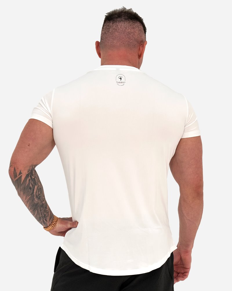 TUCANN ACTIVE TEE - WHITE SHIRT Tucann
