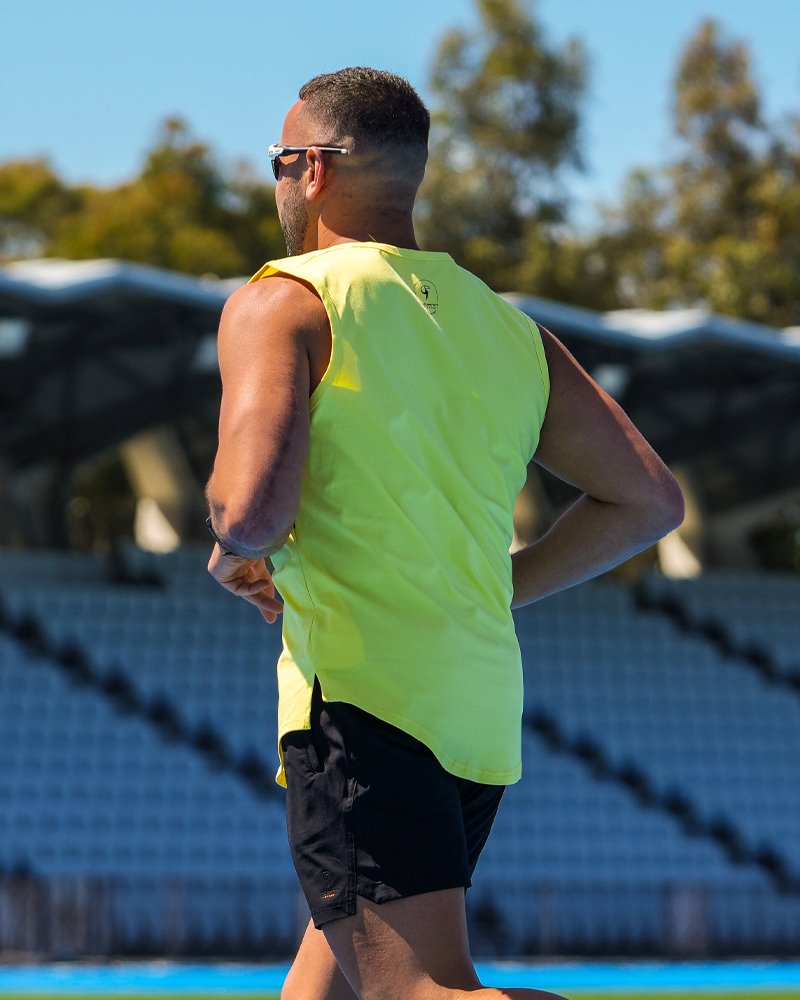 TUCANN SPORT SINGLET - YELLOW ( hold for Black Friday ) SHIRT Tucann