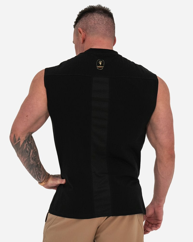 TUCANN SPORT SLEEVELESS TEE - BLACK SHIRT Tucann