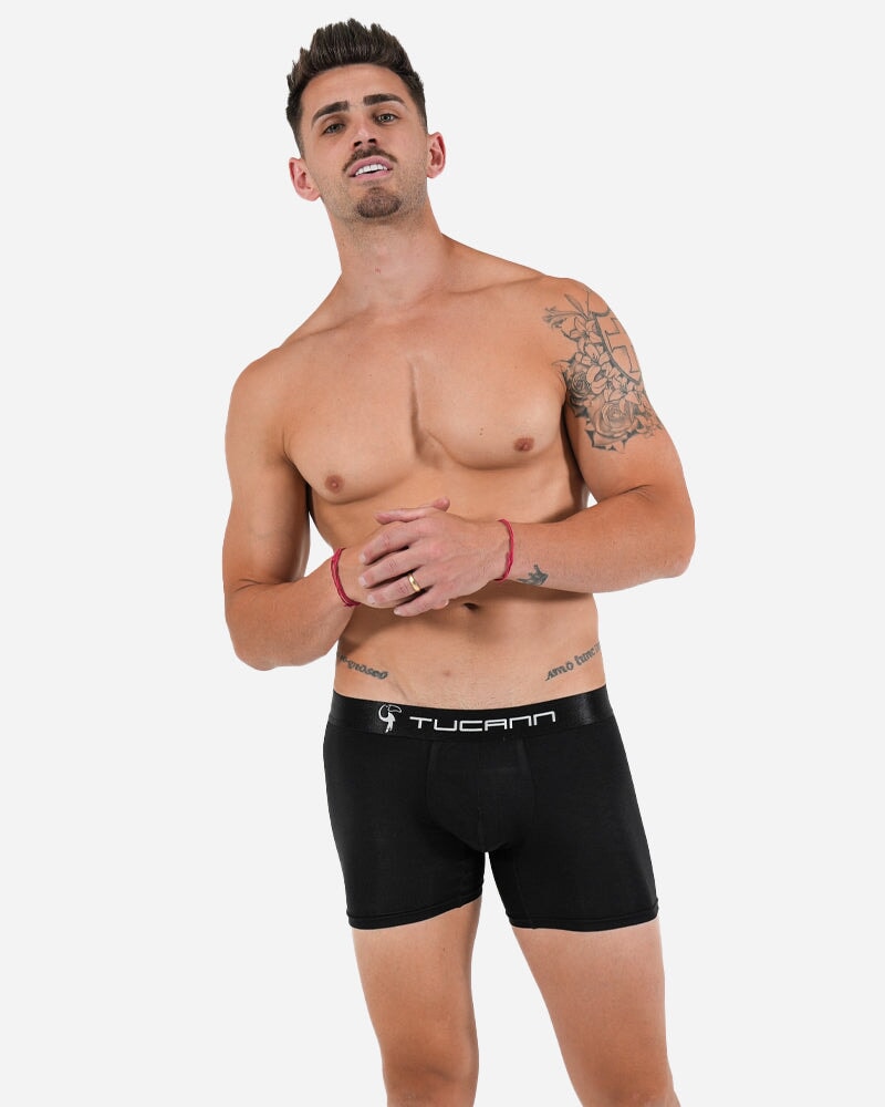 Tucann Underwear (boxer briefs) - Black Underwear Tucann