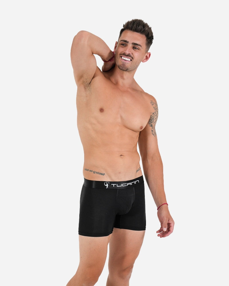 Tucann Underwear (boxer briefs) - Black Underwear Tucann